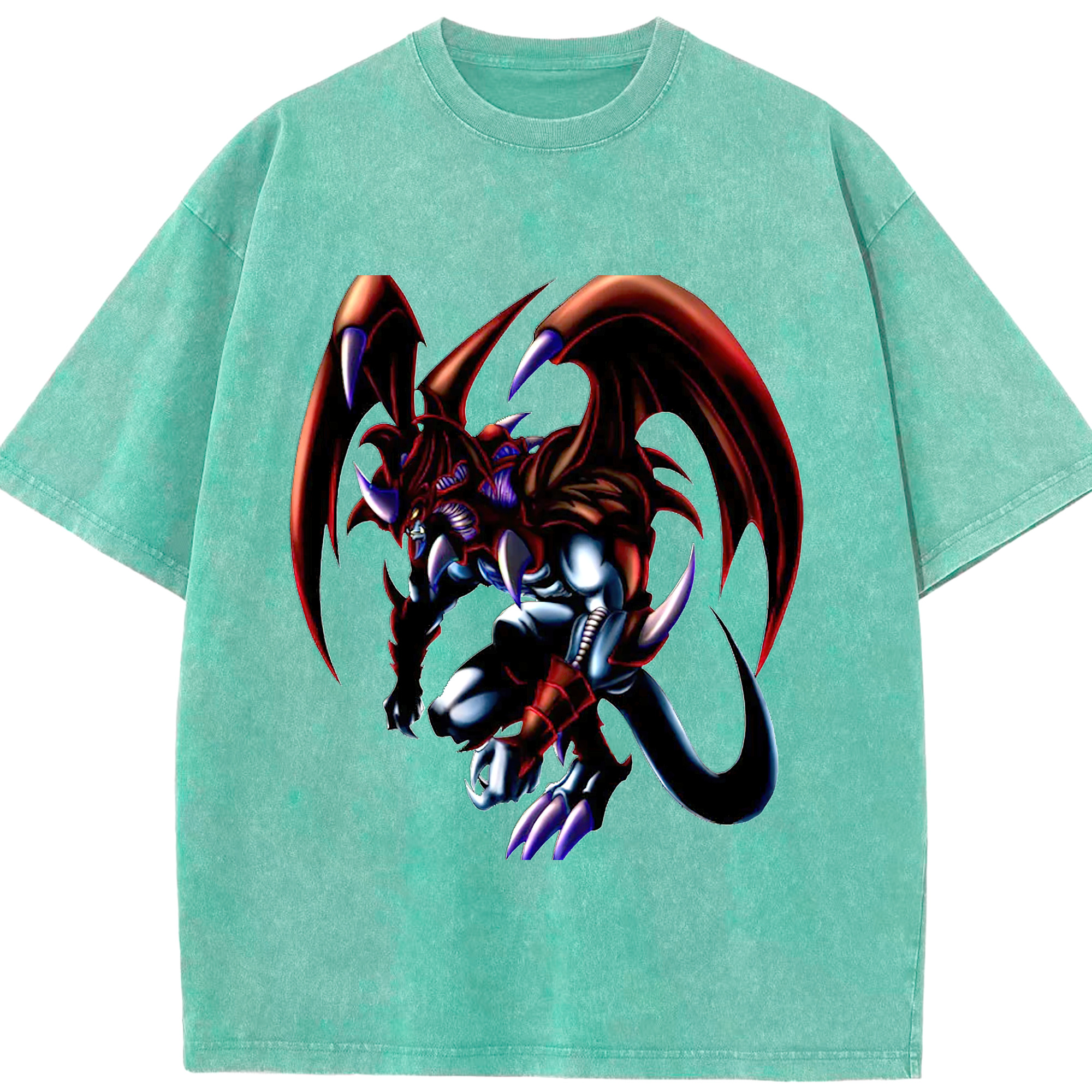 （画像用） 遊☆戯☆王 Yu-Gi-Oh! 綿100% ヴィンテージ風 半袖Tシャツ（フロントプリント）